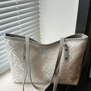 حقيبة يد نسائية طباعة زهرية عتيقة